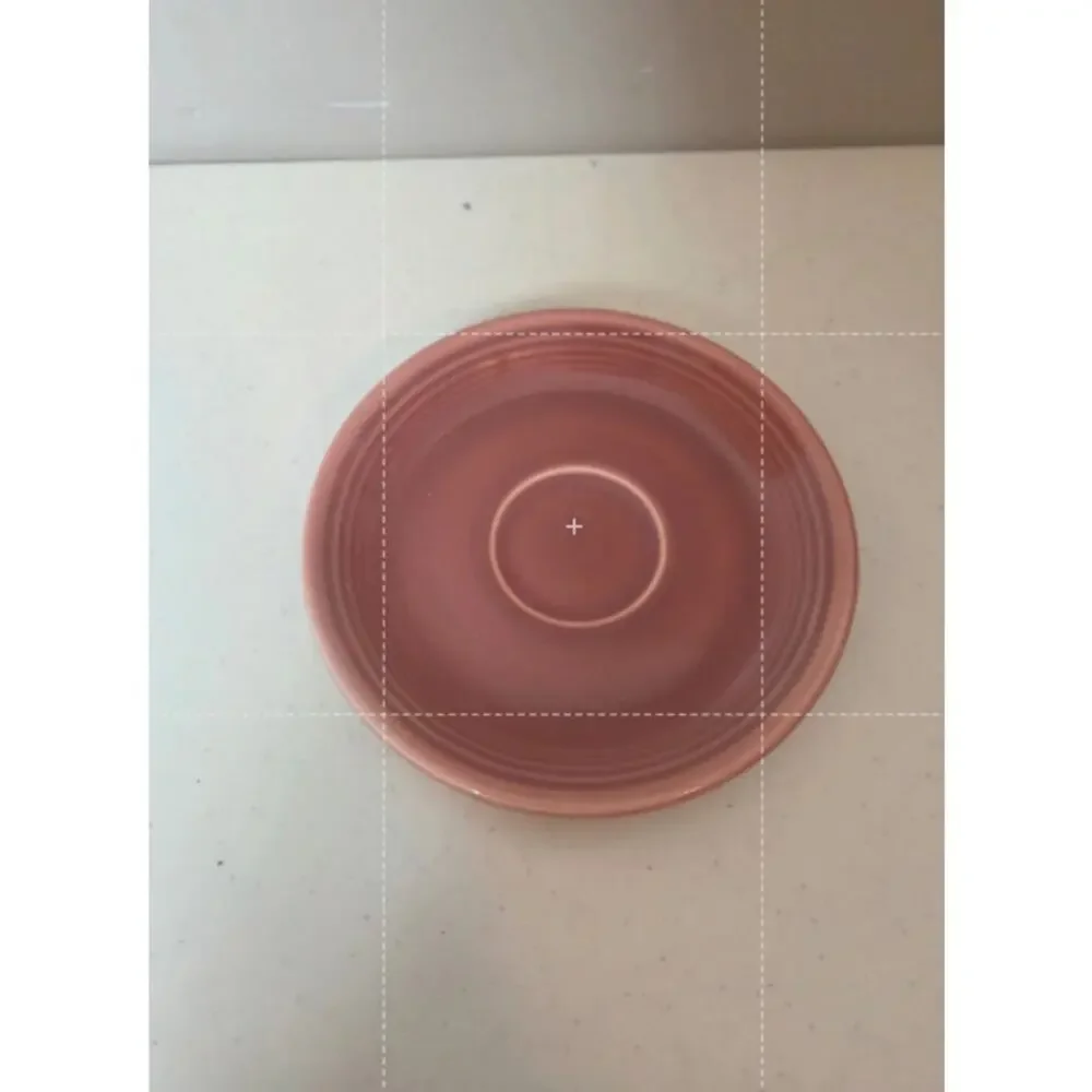 Fiestaware Rose Pink Teacup and Saucer